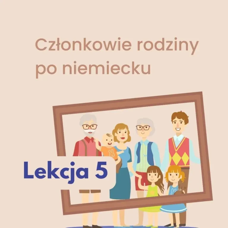 członkowie rodziny po niemiecku lekcja 5